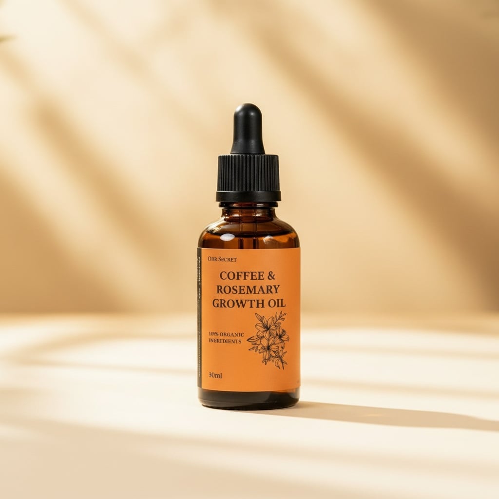 OUR Secret Coffee & Rosemary Herbal Hair Oil